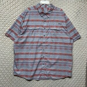 Ariat VentTEK Outbound Shirt Men's 2XL Southwest Aztec Geometric Short Sleeve